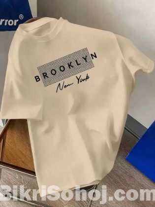 Drop Shoulder Tshirt with DTF Print